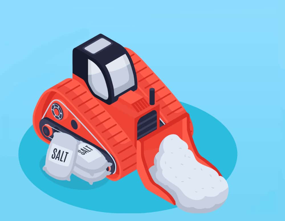 MAQUINA QUITA NIEVE ECHANDO SAL FP EN MOVILIDAD SEGURA Y SOSTENIBLE